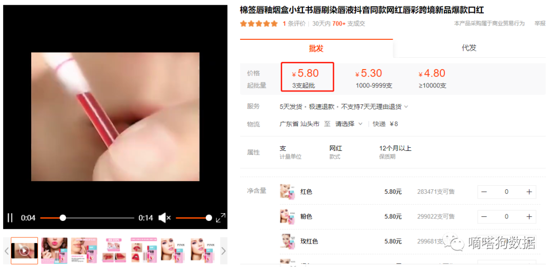 TikTok爆品盘点！单条视频获五千万播放的画眉神器，纹身口红“卖爆了”