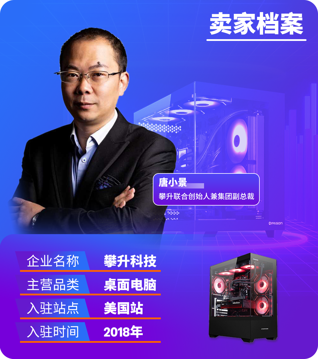 靠定制电脑撑起93.9%月均增长，他从20平仓库作坊做到亚马逊全球爆单