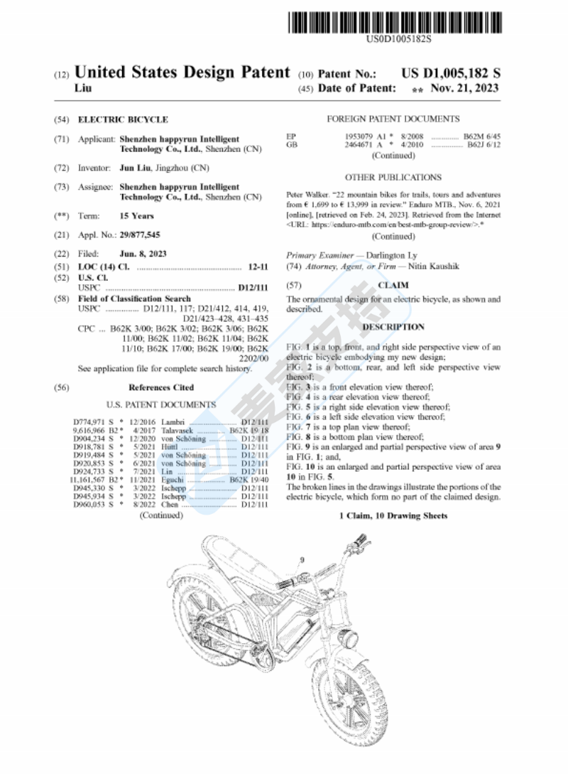 26-cv-09679｜电动自行车专利隐匿维权，跨境卖家需尽快展开全面排查！