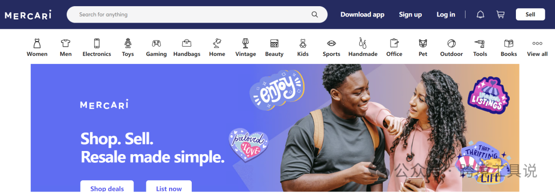 推荐一个日本版闲鱼平台-Mercari