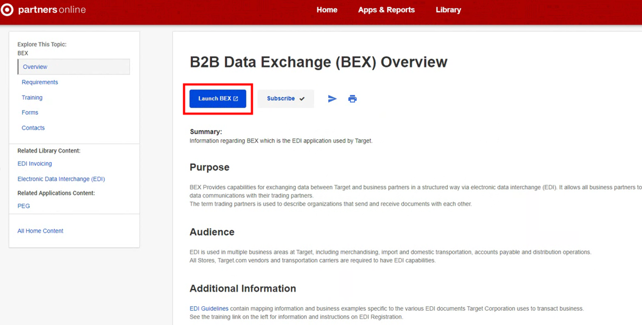 Target EDI 对接详解1 – Partner Online EDI 注册