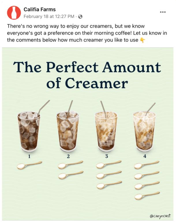 面向企业的 Facebook 帖子的创意（一）