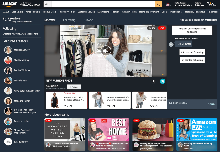 尴尬!Amazon Live观看不足千人,上网的人那么多,为啥带不动?