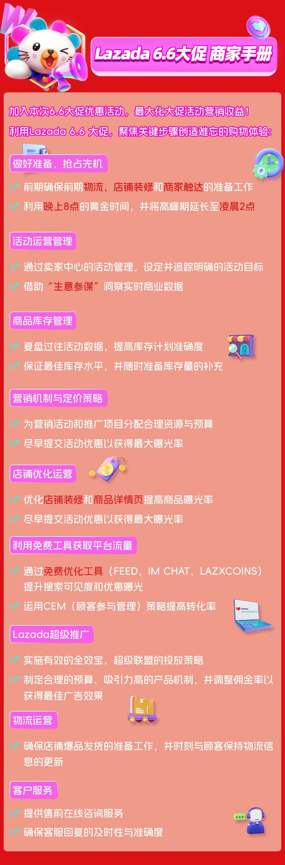 Lazada2024 6.6大促蓄势待发！立即报名！