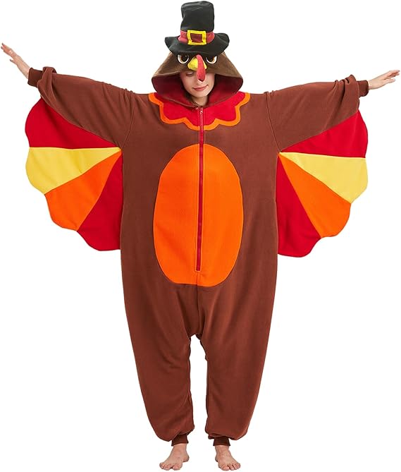 感恩节侵权预警！Turkey Onesie Adult火鸡连体服已下证！