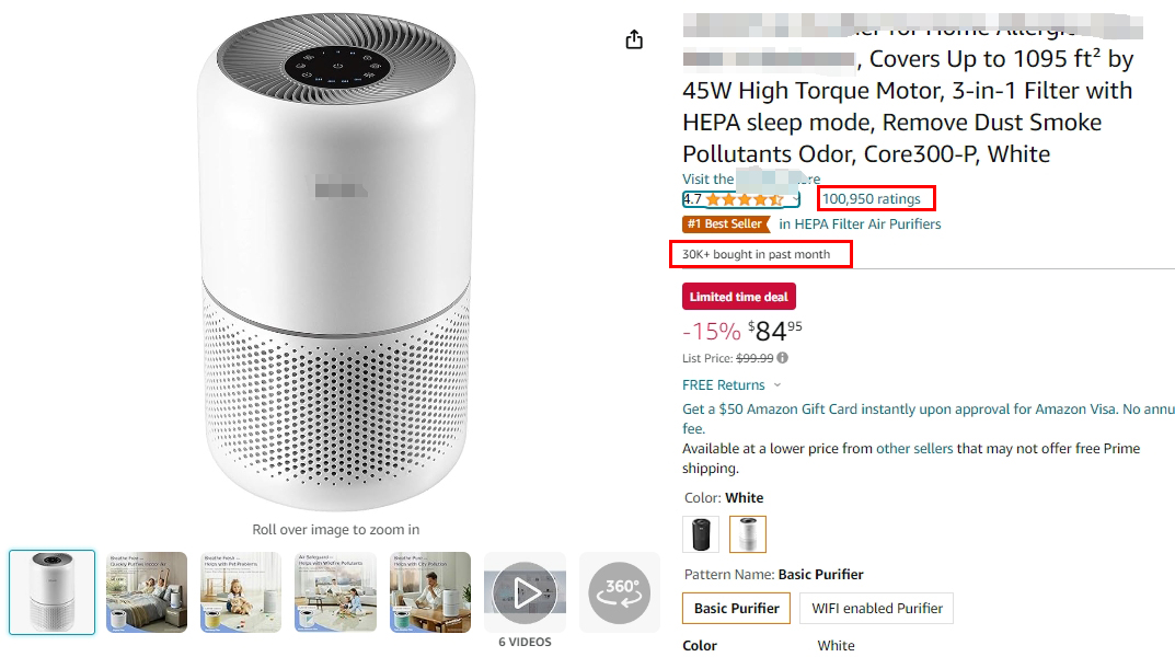 月销30K+爆款专利下证!air cleaner空气净化器销量再高也侵权!