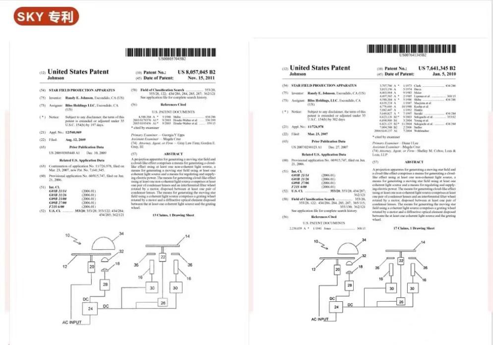 星空灯虽香，但专利的那些“坑”你得留意了