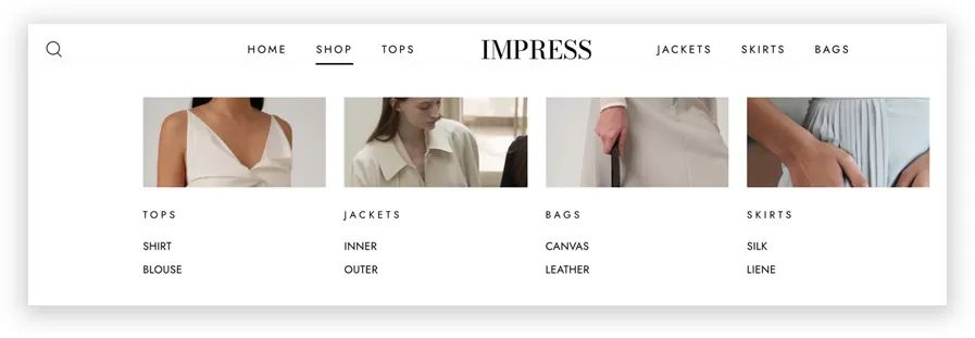 SHOPLINE推出了一套行业店铺设计模板——Impress
